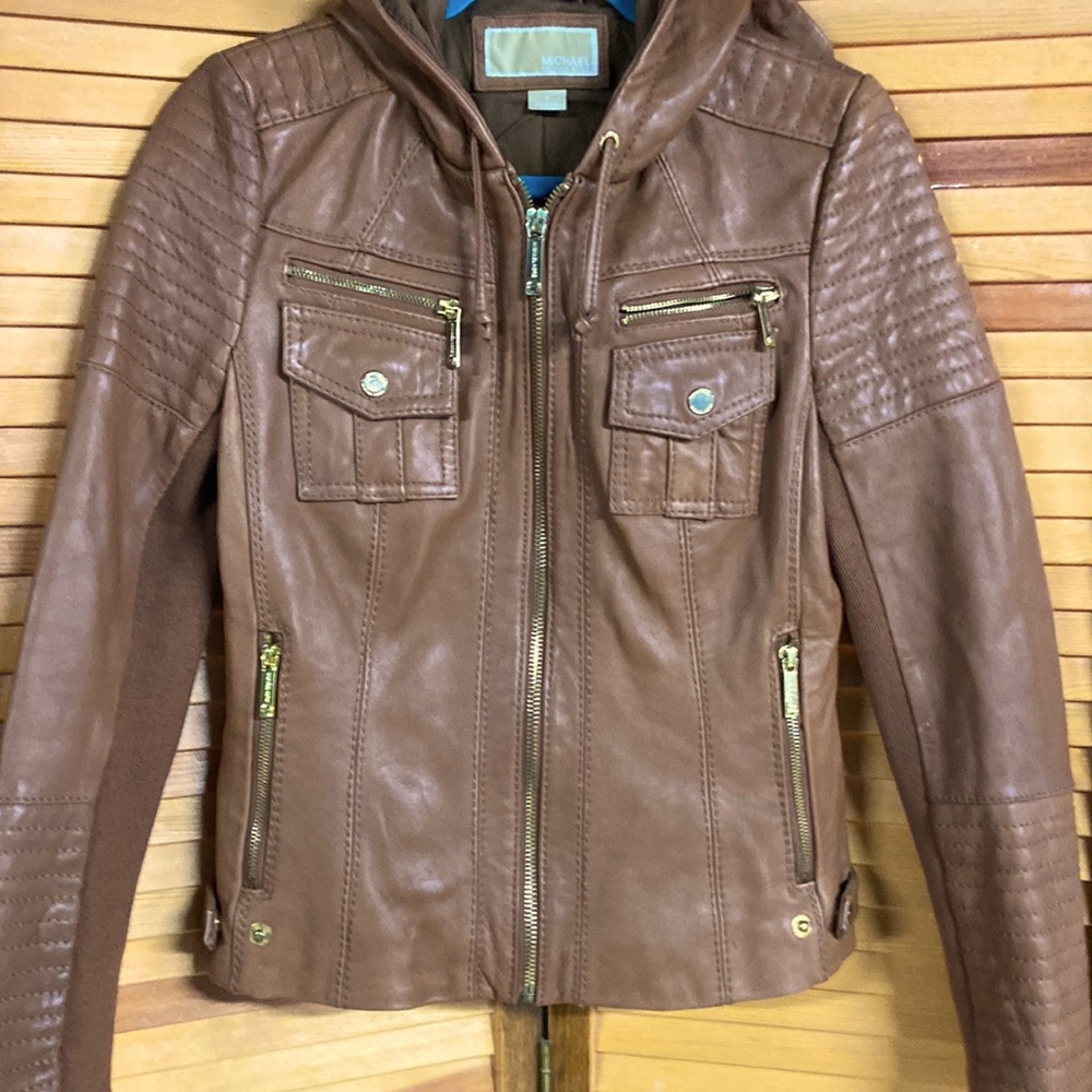 Michael Kors leather jacket